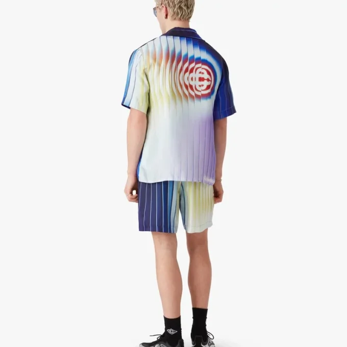 Shockwave Kurzarm-Seidenhemd