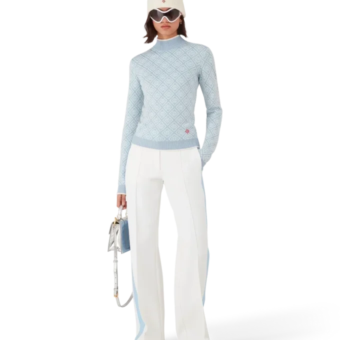 Ski Monogram High Neck Top