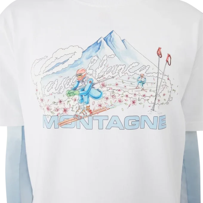 Ski-T-Shirt mit kurzen Ärmeln