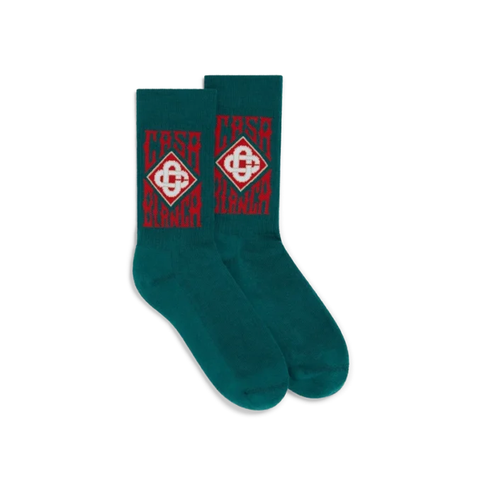Socken mit Gothic-Logo