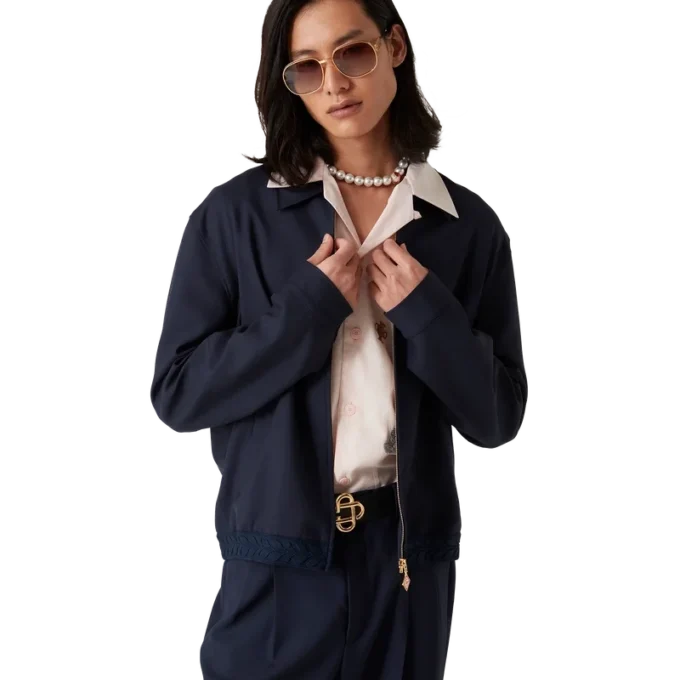 Sportliche Anzugjacke aus Wolle Sportliche Anzugjacke aus Wolle