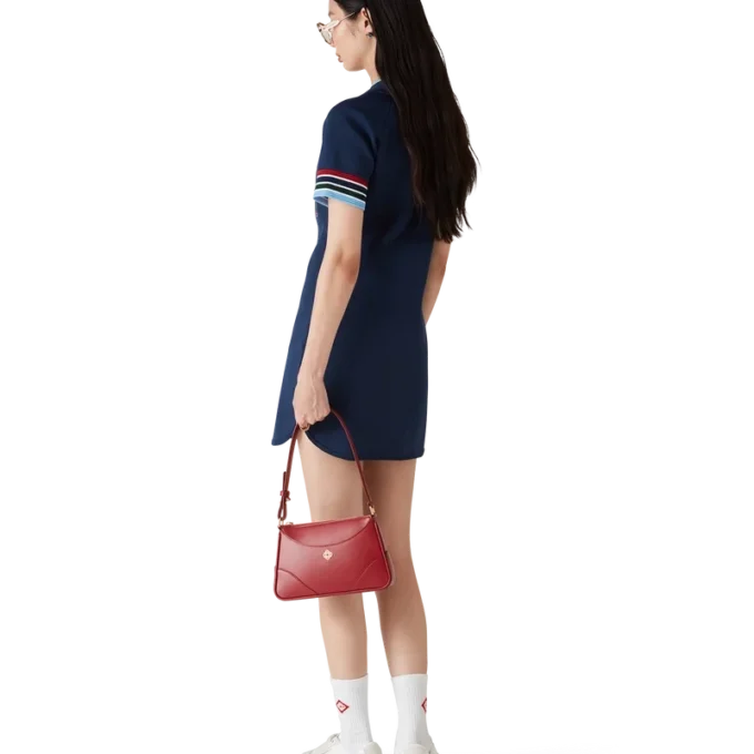 Strick-Baseball-Kleid