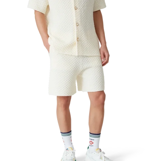 Strick-Shorts mit Struktur Strick-Shorts mit Struktur