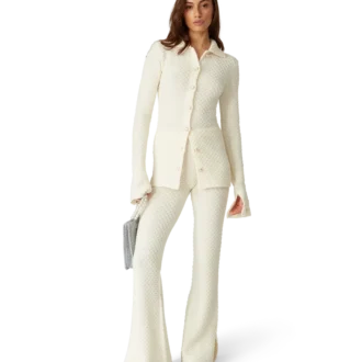 Strickhemd mit Struktur