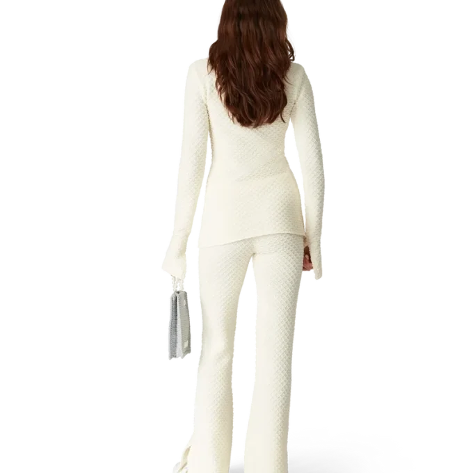 Strickhemd mit Struktur