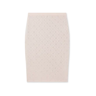 Strickrock mit Kristall-Monogramm