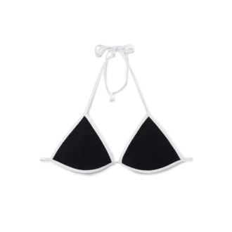 Strukturiertes Bikini-Oberteil