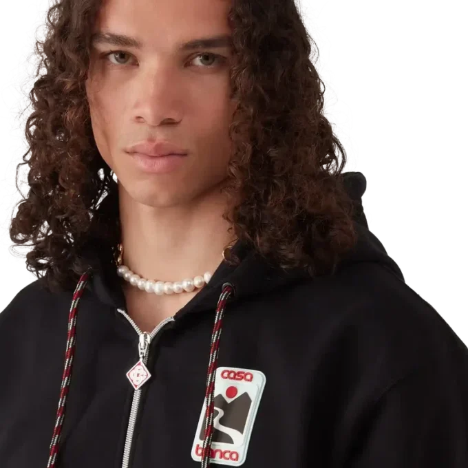 Sunset Valley Kapuzen-Sweatshirt mit Reißverschluss