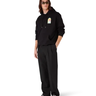 Sweatshirt mit Kapuze und Bogen-Farbverlauf