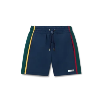 Sweatshorts mit Farbblock-Design