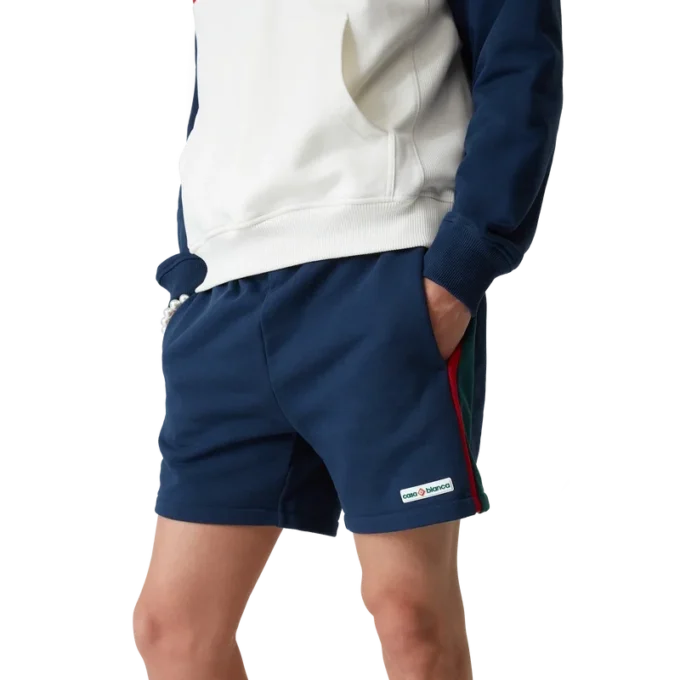 Sweatshorts mit Farbblock-Design