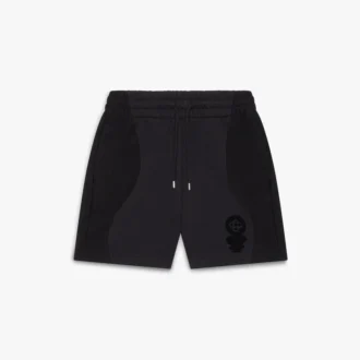 Sweatshorts mit Squash-Logo im Flockdruck