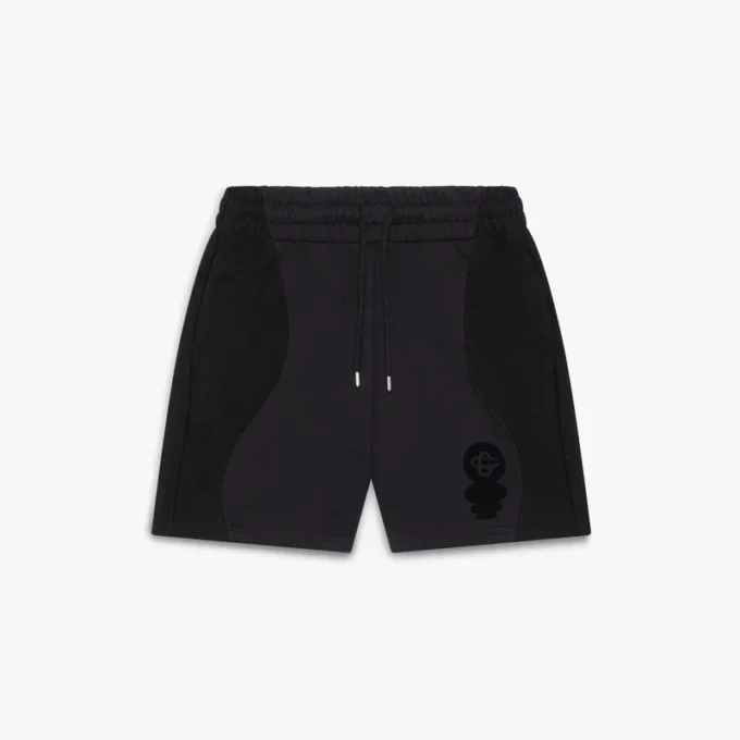 Sweatshorts mit Squash-Logo im Flockdruck