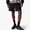 Sweatshorts mit Squash-Logo im Flockdruck