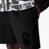 Sweatshorts mit Squash-Logo im Flockdruck