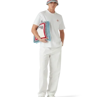 T-Shirt mit Diamant-Logo und kurzen Shorts