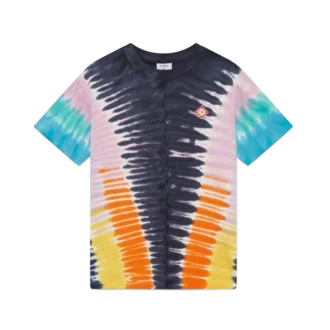 T-Shirt mit Farbverlauf im Tie-Dye-Look