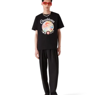 T-Shirt mit Pilz-Emblem