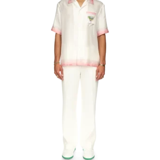 Tennis Club Icon Kurzarm-Seidenhemd