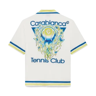 Tennis Club Kurzarm-Seidenhemd