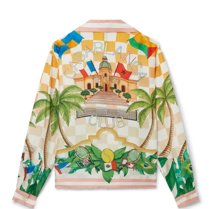 Tennis Club Seidenhemd Tennis Club Seidenhemd