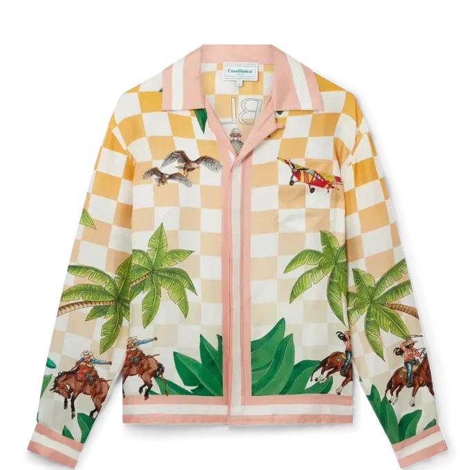 Tennis Club Seidenhemd Tennis Club Seidenhemd