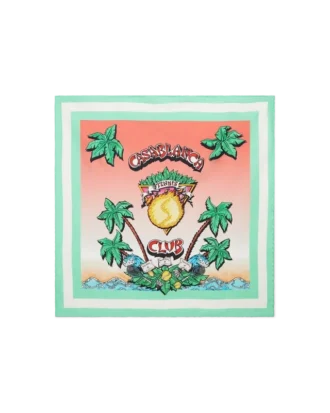 Tennis Club Seidenschal in mittlerer Größe