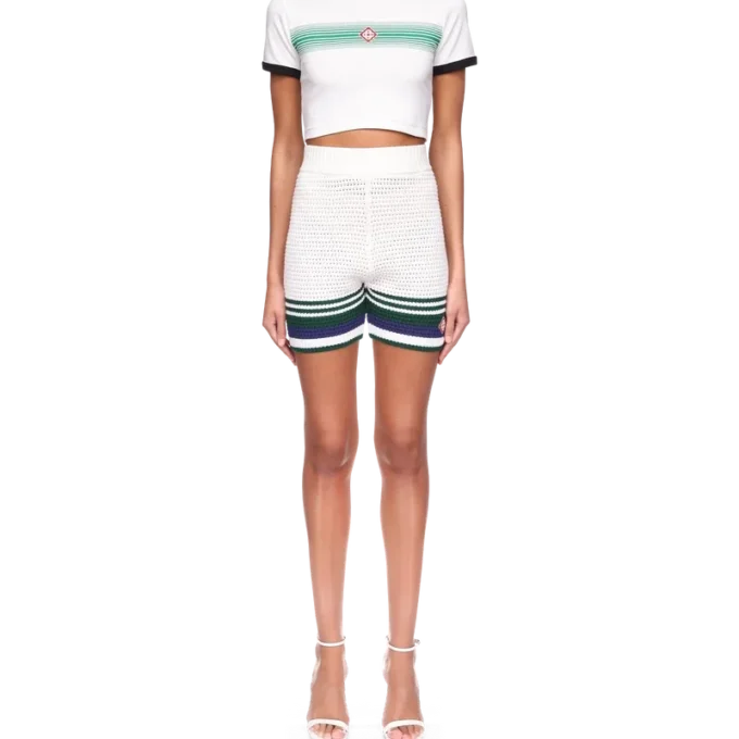 Tennis-Häkel-Shorts