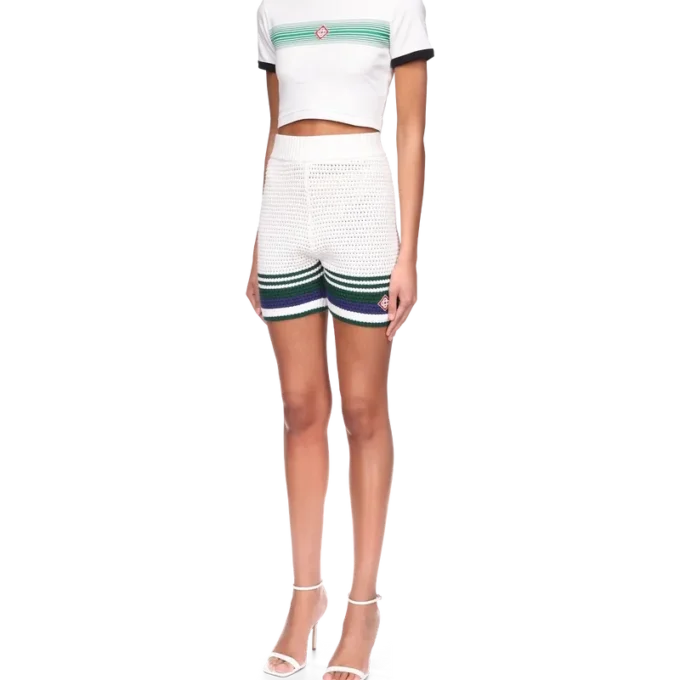 Tennis-Häkel-Shorts