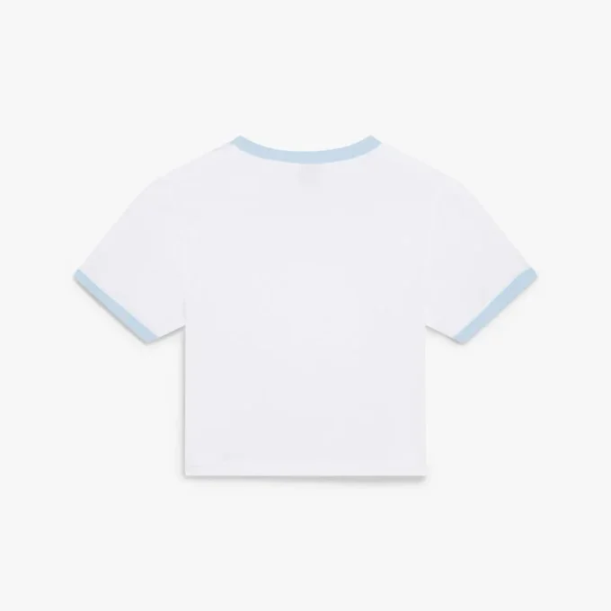 Tennis Landscape Ringer Baby-T-Shirt mit kurzen Ärmeln Tennis Landscape Ringer Baby-T-Shirt mit kurzen Ärmeln