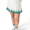 Tennis-Minirock aus plissierter Seide