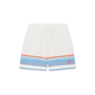 Tennis-Shorts aus gehäkelter Baumwolle