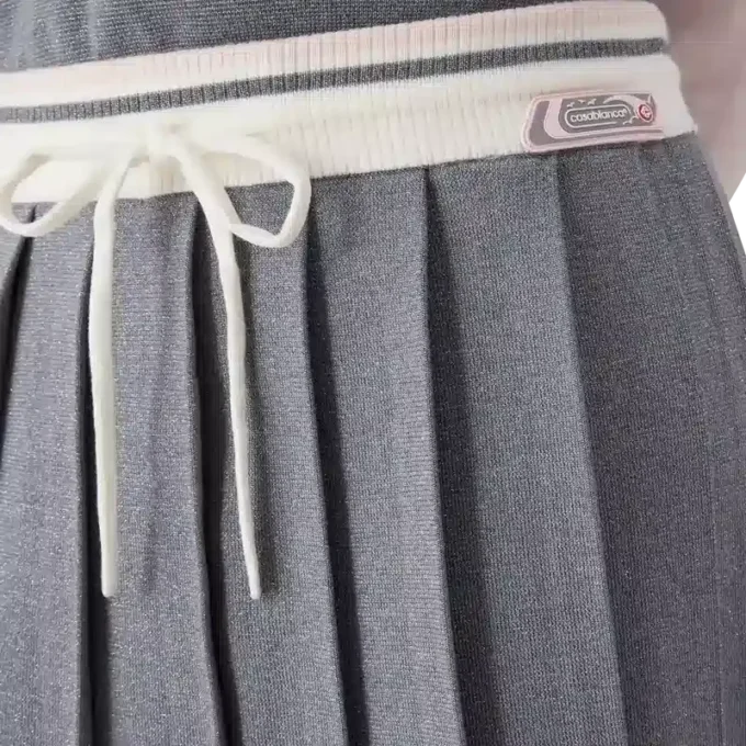 Tennisrock aus Merinostrick