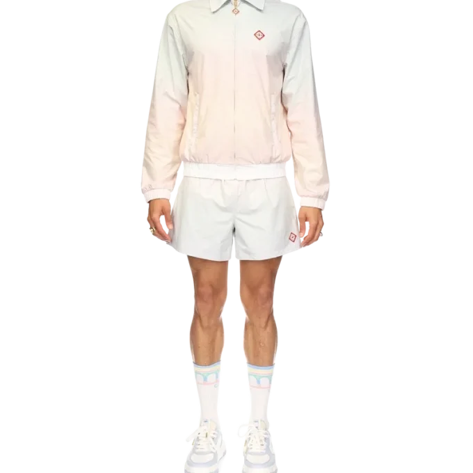 Trackjacke mit Laser-Gradienten-Detail