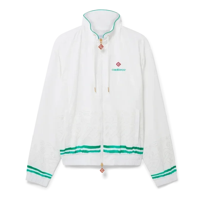 Trainingsjacke mit Laserdetails