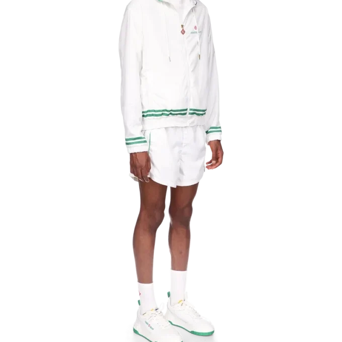 Trainingsjacke mit Laserdetails