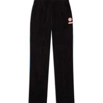 Velours-Jogginghose mit Farbverlaufspaspel