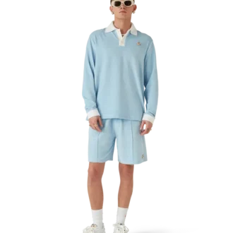 Velours-Streifen-Shorts