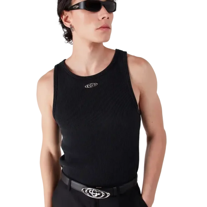 Verwaschenes geripptes Tanktop