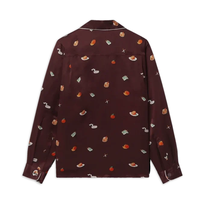 Vices Seidensatin-Pyjama-Hemd