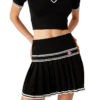 Viskose-Plissee-Minirock Viskose-Plissee-Minirock