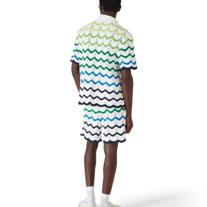 Wave Kurzarm-Strickhemd mit Shorts Wave Kurzarm-Strickhemd mit Shorts