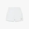 Weiße Monogram-Shorts aus Frottee Weiße Monogram-Shorts aus Frottee