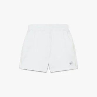 Weiße Monogram-Shorts aus Frottee