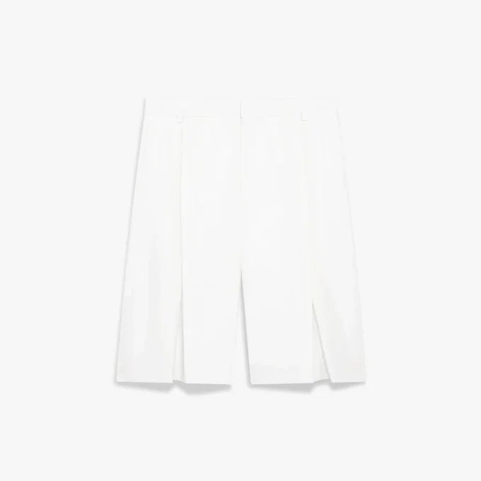 Weiße, plissierte Baggy-Shorts Weiße, plissierte Baggy-Shorts