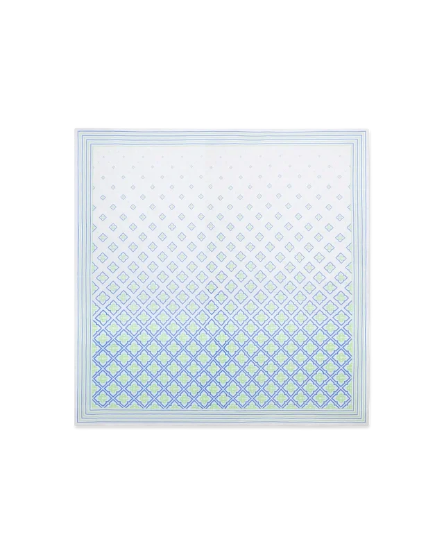 Weißer Pareo mit Degradé-Monogramm Weißer Pareo mit Degradé-Monogramm