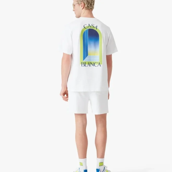 Weißes Arches Short-Sleeve-T-Shirt Weißes Arches Short-Sleeve-T-Shirt