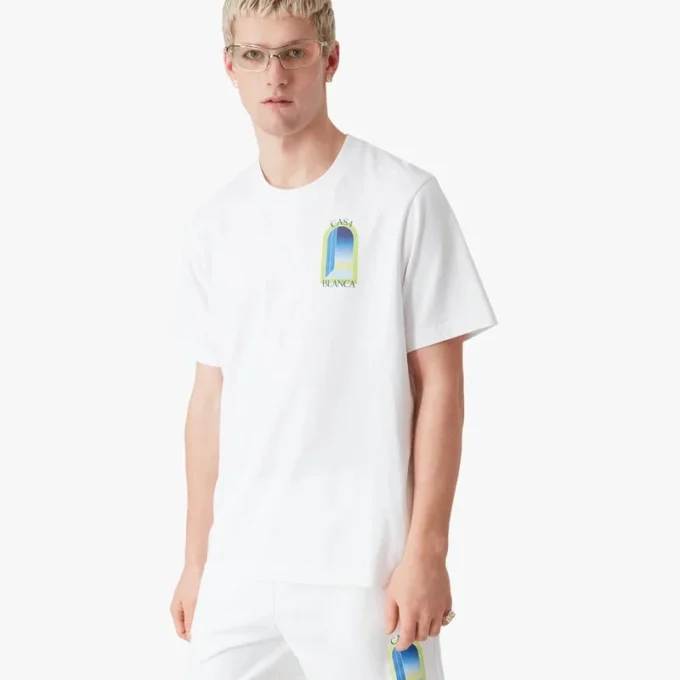 Weißes Arches Short-Sleeve-T-Shirt Weißes Arches Short-Sleeve-T-Shirt