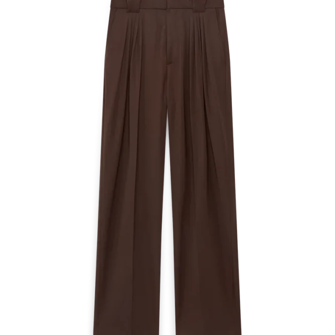 Wollhose mit fünf Bundfalten Wollhose mit fünf Bundfalten