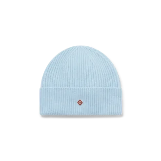 Wollmütze mit Rippmuster